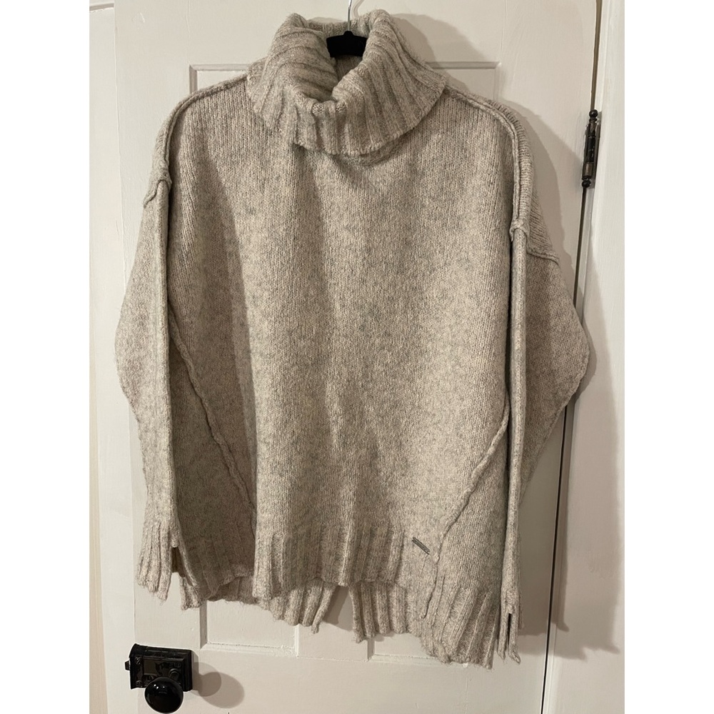 Michael Kors heather grey turtleneck sweater